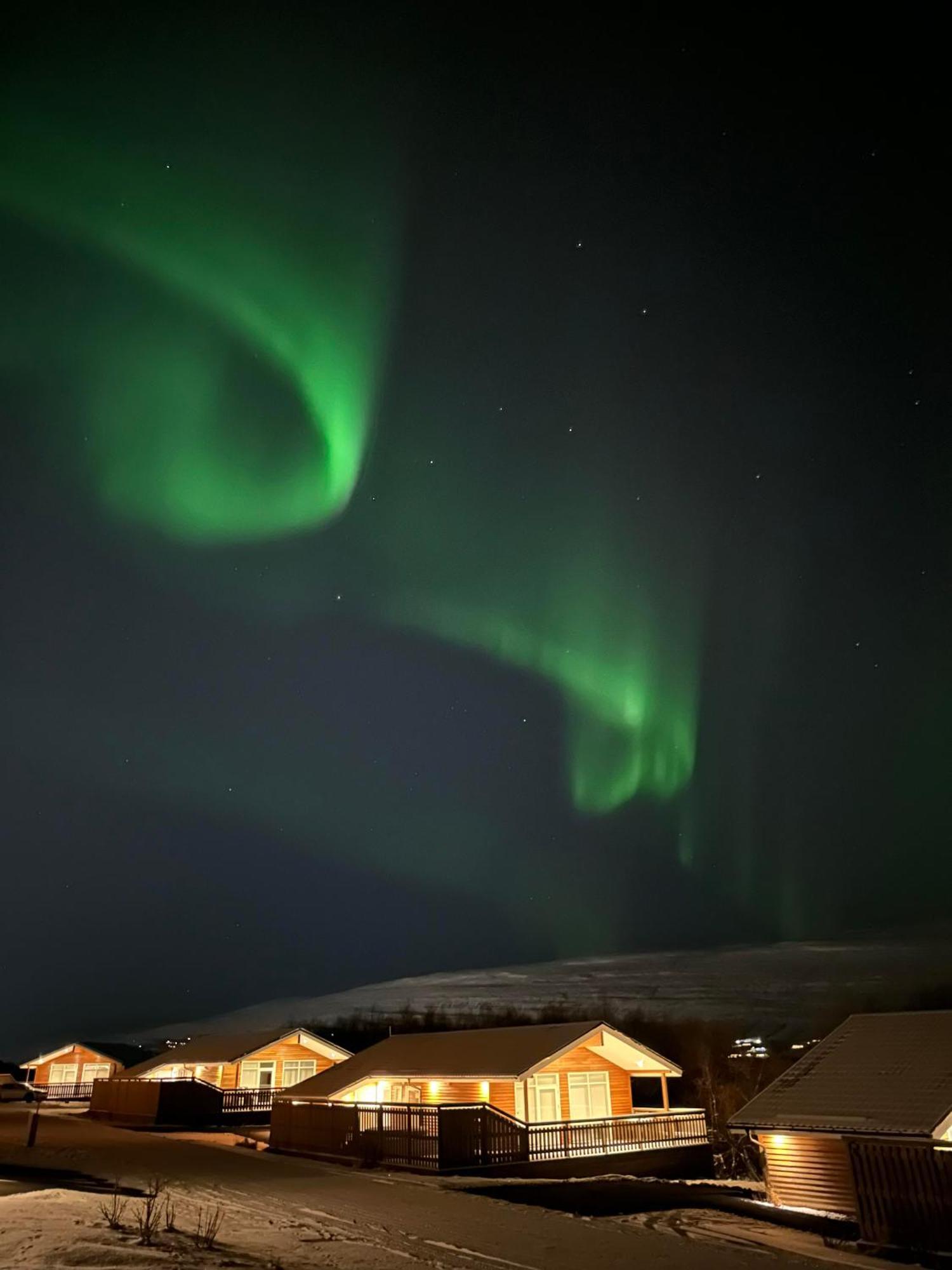 Hotel Kjarnalundur- Aurora Dream - Lodges And Rooms Akureyri Exterior photo