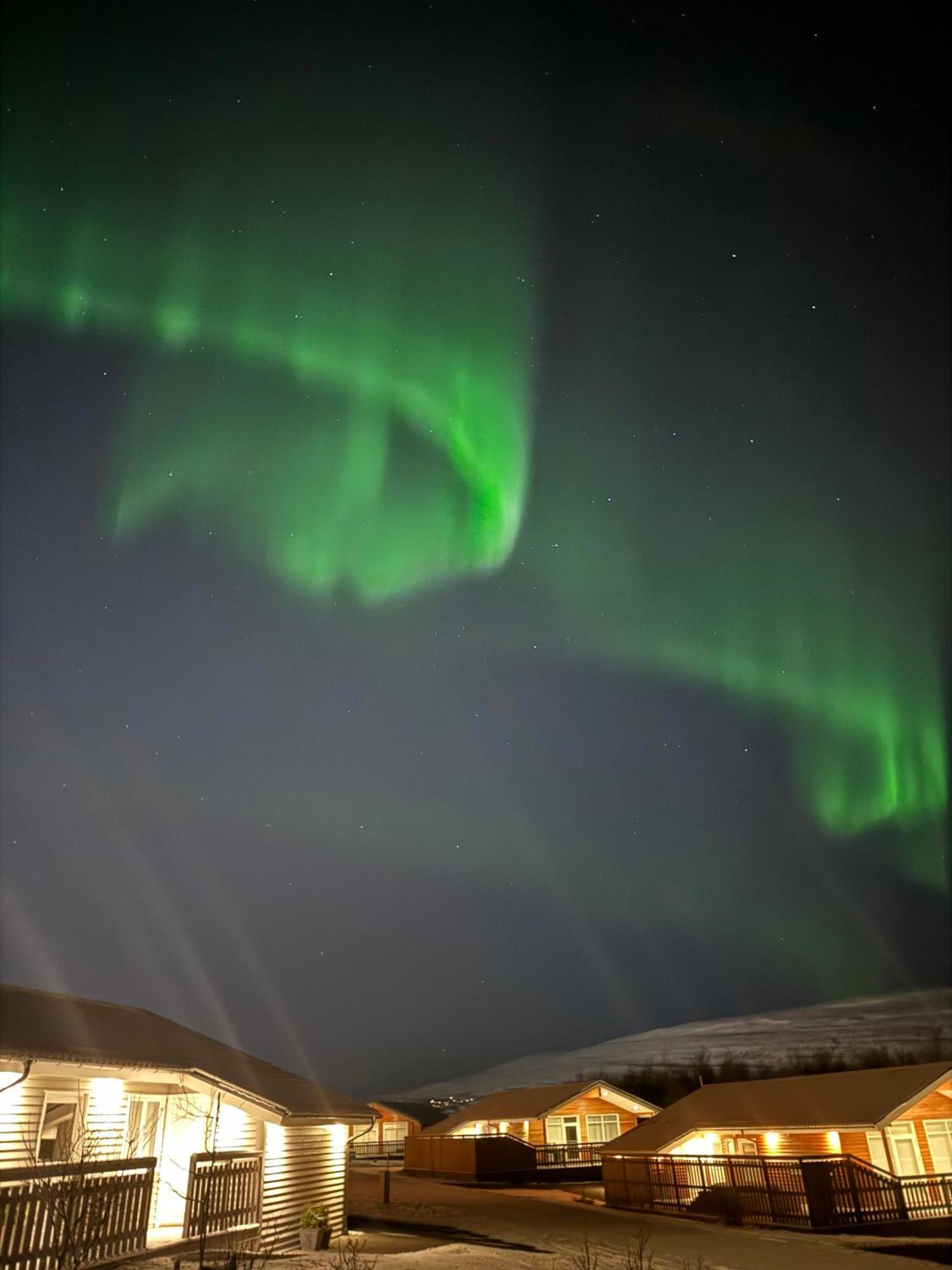 Hotel Kjarnalundur- Aurora Dream - Lodges And Rooms Akureyri Exterior photo