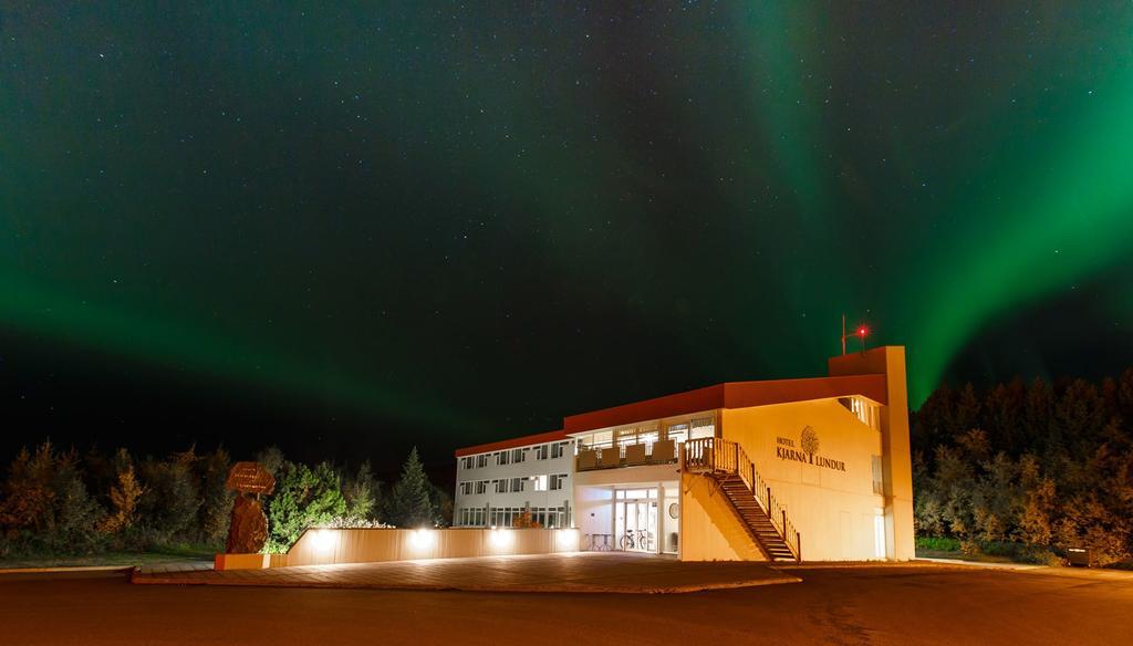 Hotel Kjarnalundur- Aurora Dream - Lodges And Rooms Akureyri Exterior photo
